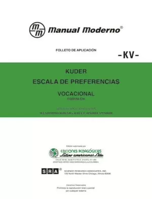 KV ESCALA DE PREFERENCIA VOCACIONAL PRUEBA COMPLETA
