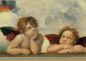 THE SISTINE MADONNA GROUP OF ANGELS 1000 PIEZAS MINI A3