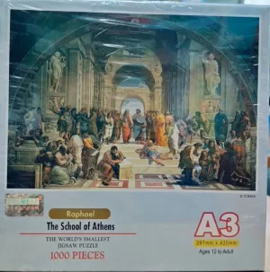 THE SCHOOL OF ATHENS 1000 PIEZAS MINI A3