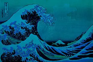 THE GREAT WAVE OFF KANAGAWA 1000 PIEZAS FLUORECENTE