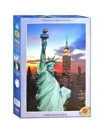 THE STATUE OF LIBERTY NEW YORK CITY USA 1000 PIEZAS FLUORECENTE