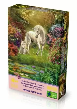 ROMPECABEZAS GOLD EDITION 300 PIEZAS JARDINES ENCANTADOS DE LOS UNICORNIOS