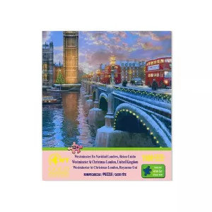 ROMPECABEZAS 1500 PZ GOLD EDITION WESTMINSTER EN NAVIDAD LONDRES REINO UNIDO