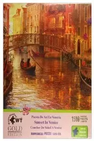 ROMPECABEZAS 1500 PZ GOLD EDITION PUESTA DE SOL EN VENECIA