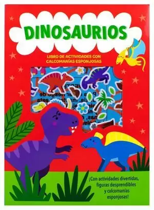 ACTIVIDADES CON CALCOMANIAS ESPONJOSAS DINOSAURIOS