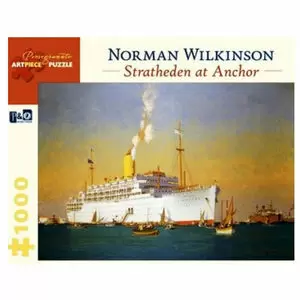 STRATHEDEN AT ANCHOR  NORMAN 1000 PIEZAS