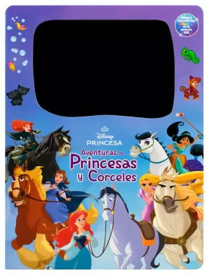 LIBRO CON PIZARRON ELECTRONICO DISNEY AVENTURAS DE PRINCESAS Y CORCELES