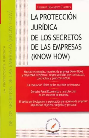 PROTECCION JURIDICA DE LOS SECRETOS DE LAS EMPRESAS