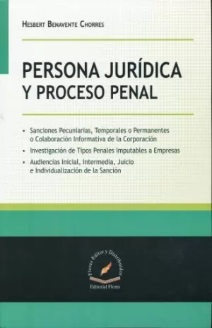 PERSONA  JURIDICA Y PROCESO PENAL