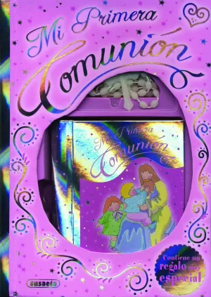 MI PRIMERA COMUNION ROSA