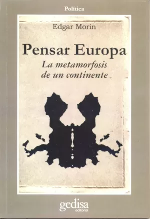 PENSAR EUROPA LA METAMORFOSIS DE EUROPA