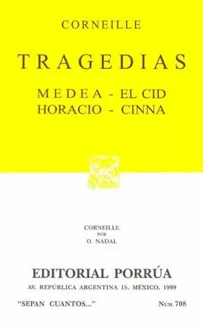 TRAGEDIAS MEDEA EL CID S C  708