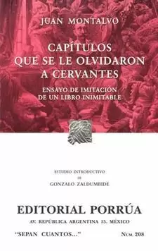 CAPITULOS QUE SE LE OLVIDARON A CERVANTEZ (Reacondicionado)