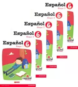 ESPAÑOL ESPIRAL DE LETRAS 6 KIT BLOQUES DEL 1 AL 5