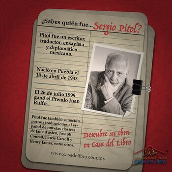 26 de Julio: ¿Sabes quién es Sergio Pitol?