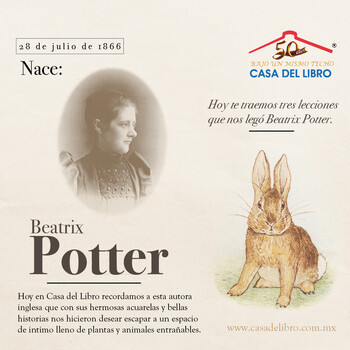 28 de Julio de 1866: Nace Beatrix Potter.